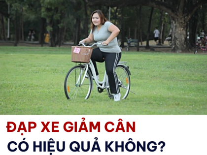 đạp xe giảm cân hiệu quả không