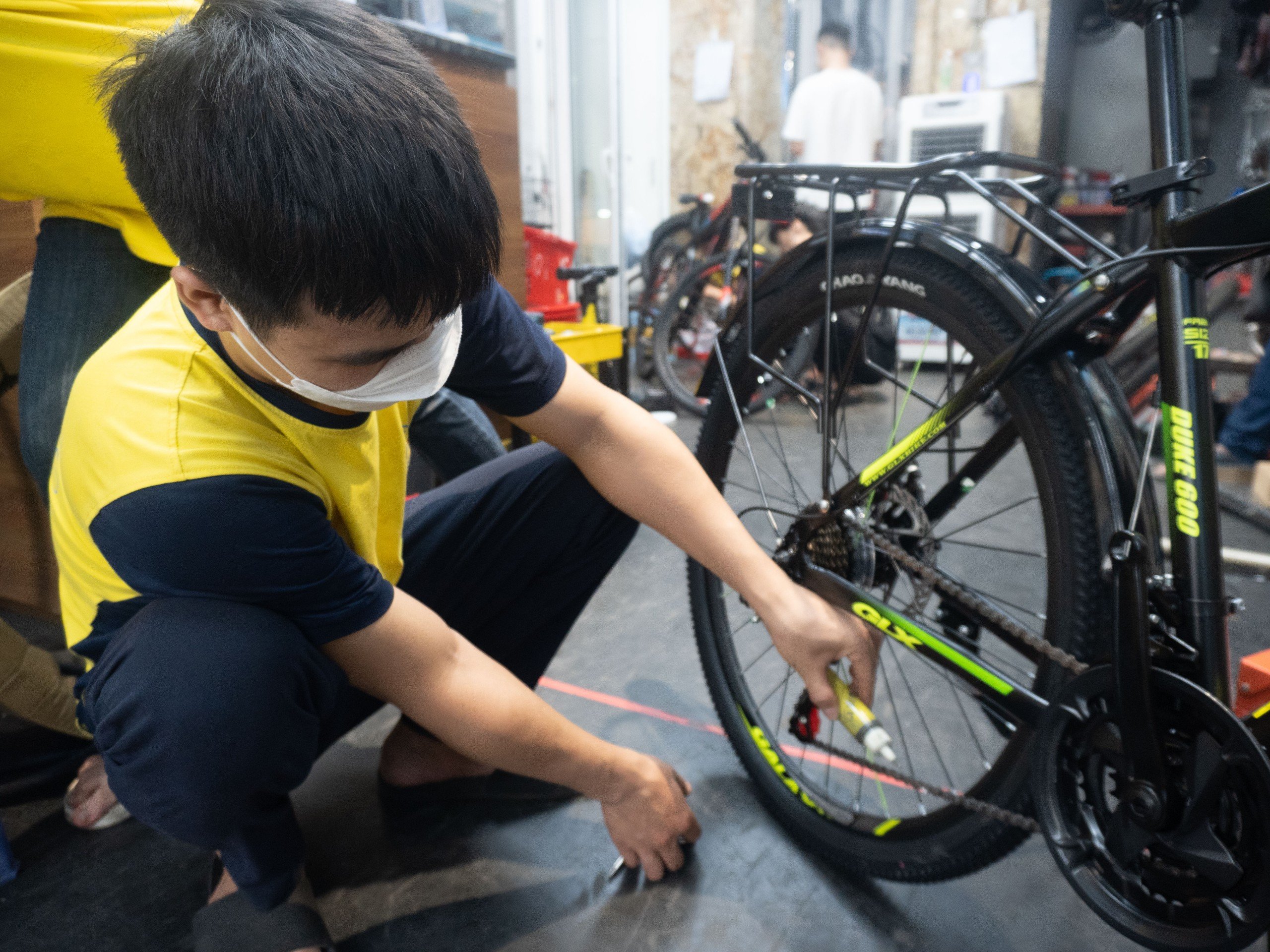 bảo dưỡng xe đạp fixed gear